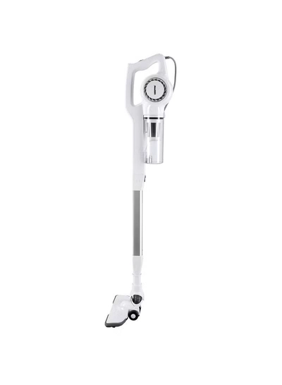 GEEPAS Stick & Handheld Vacuum Cleaner, HEPA Filter, Handheld & Stick, 0.9L Dust Bag Capacity, 600W Powerful Motor, Transparent Dust Cup for Easy Check, Lightweight Body & Low Noise 0.9 L 600 W GVC2596N White-0