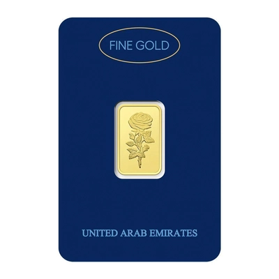 Dubai Gold 5 Grams Pure 999.9 Fine Gold Bar-1