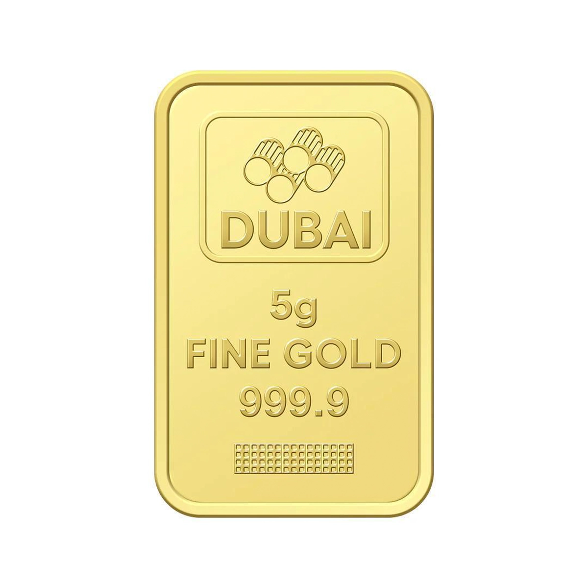 Dubai Gold 5 Grams Pure 999.9 Fine Gold Bar-2-2