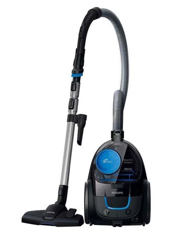 Philips Bagless PowerPro Compact Vacuum Cleaner - 1800W, PowerCyclone 5, Allergy H13 filter, 1.5L Dust Capacity, Washable Filter, Deep Black - FC9350/62 with 2 Years Warranty 1800 W FC9350/62 Deep Black