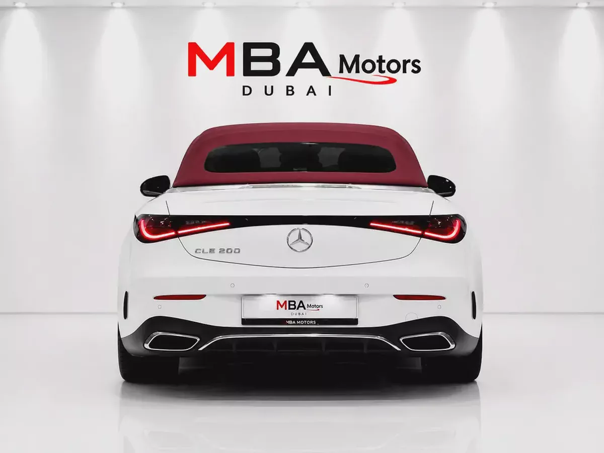 2024 | Mercedes CLE200 Cabriolet | Red Roof | Low Mileage | 2KEYS | White-3-3