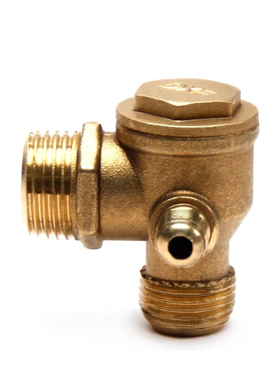 ABBASALI Non Return Valve Brass Reusable High Hardness Strong Safe One Way Valve for Air Compressors-0