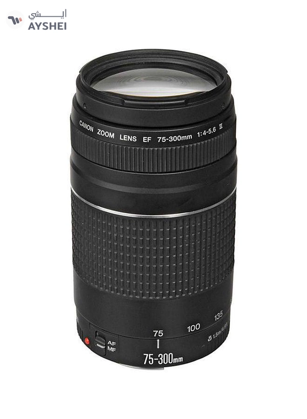Canon EF 75-300mm f/4-5.6 III Telephoto Zoom Lens Black