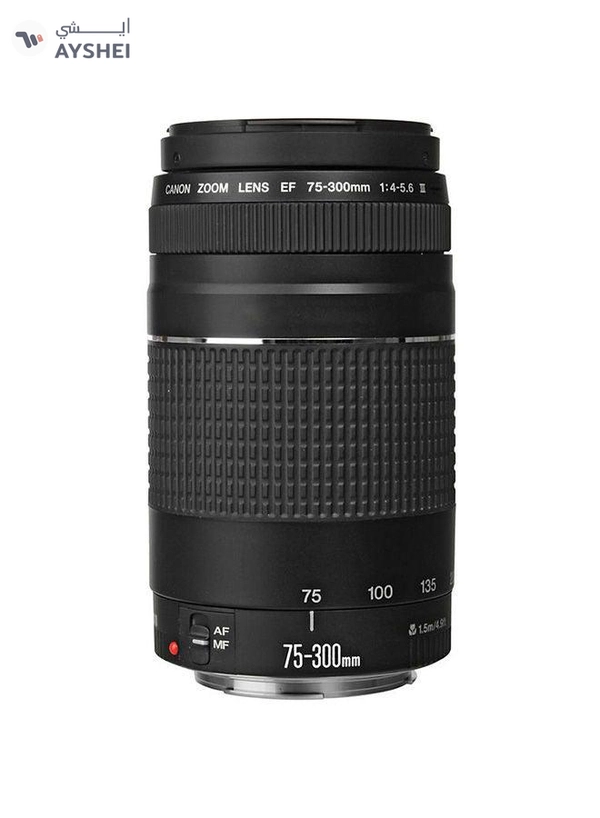 Canon EF 75-300mm f/4-5.6 III Telephoto Zoom Lens Black