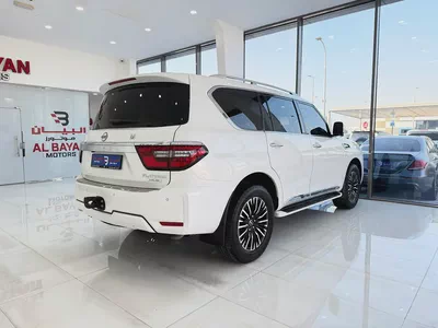 نيسان باترول بلاتينيوم ثمانية سلندر ابيض / احمر خليجي Patrol 2022 LE Platinum GCC Specs-2