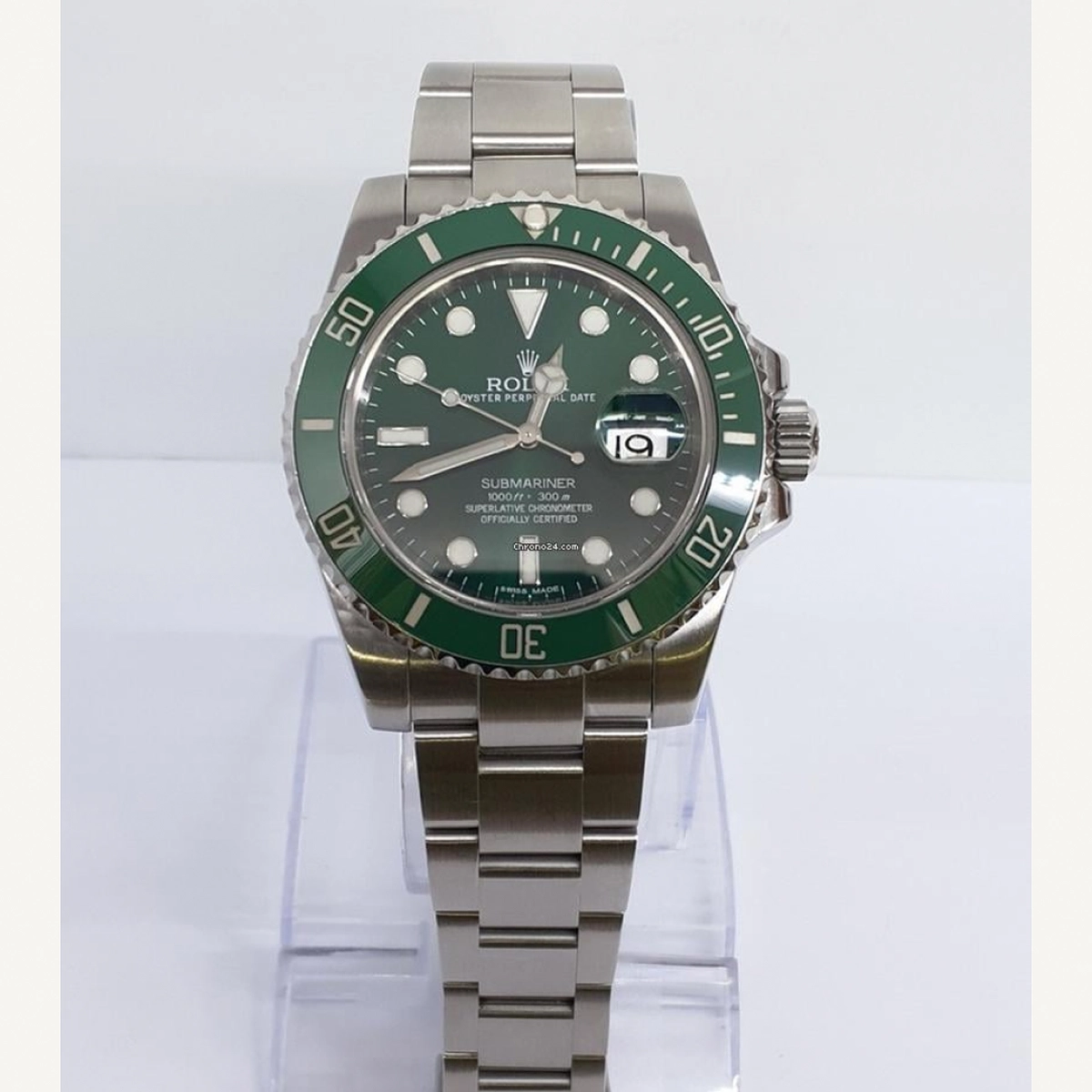 Rolex Submariner Date | Green Dial with Green Bezel Discontinued Model | Used (Good) | Original box | No original papers-4-4