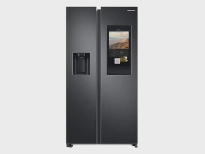 Samsung Family Hub™ SpaceMax™ RS6HA8891B1 American Style Smart Fridge Freezer - Black Stainless-0