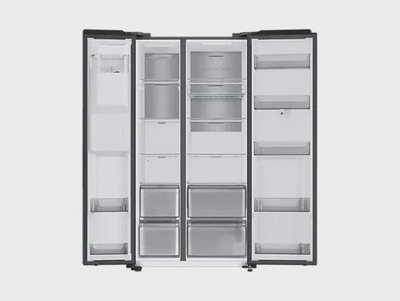 Samsung Family Hub™ SpaceMax™ RS6HA8891B1 American Style Smart Fridge Freezer - Black Stainless-2