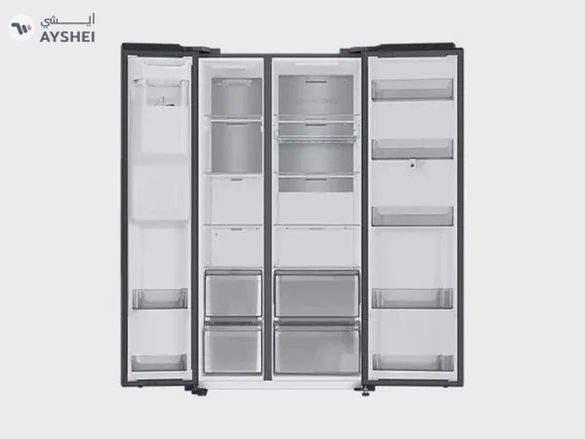 Samsung Family Hub™ SpaceMax™ RS6HA8891B1 American Style Smart Fridge Freezer - Black Stainless-2-2