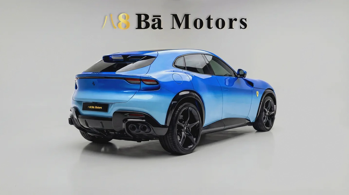 2025 Ferrari Purosangue Special Edition 1 of 1 | Tailor Made | Very Low Mileage | AL-Tayer Warranty-4-4