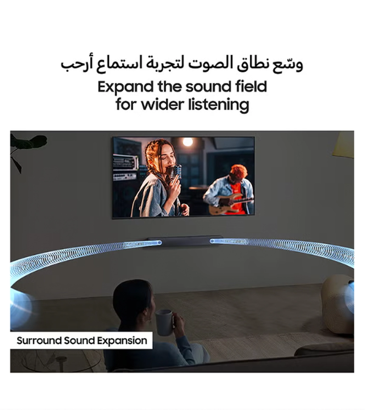 Samsung B-series Soundbar, B400F, 2.0 ch, Subwoofer, 2.0ch Sound with Built-in Woofer, One Remote Control, Surround Sound Expansion, Bluetooth TV connection,(2025 - UAE Version)-3-3
