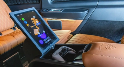 Mercedes V300 Maybach | 2025 GCC | With Warranty | VIP Interior | PS5  Smart TV 43”-12