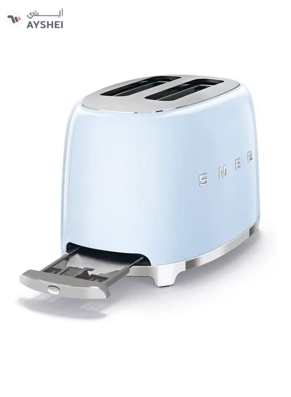 Smeg 2-Slice Retro Toaster 1035.0 W TSF01PBUK Blue