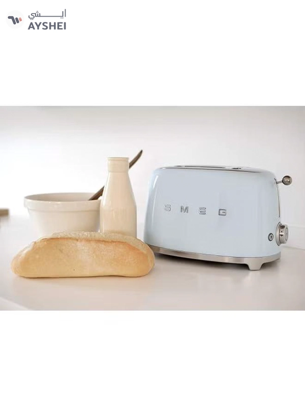 Smeg 2-Slice Retro Toaster 1035.0 W TSF01PBUK Blue