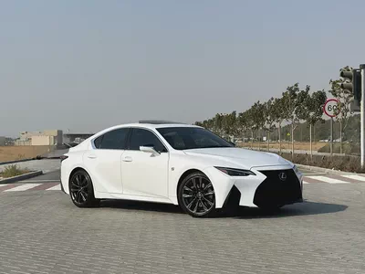 Lexus IS 350 F Sport Prestige | 2024 | USA Specs | 1,936 km | White/Black | Full Option-0