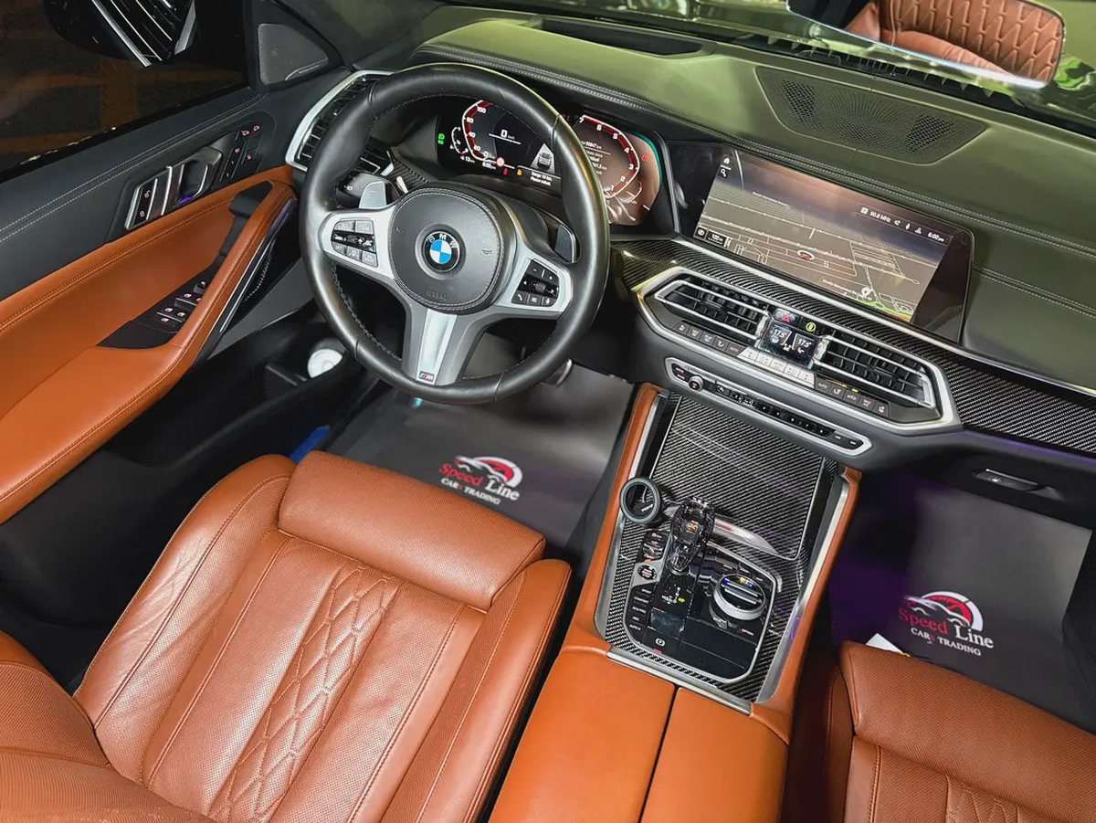 BMW X6 M50 V8 Under WarrantyService Gcc Free Paint-12-12