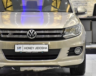 Volkswagen Tiguan R-Line ( 2016 Model ) in Beige Color GCC Specs-2