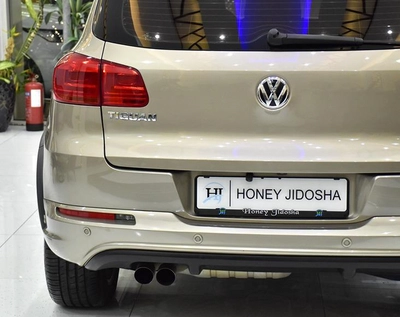 Volkswagen Tiguan R-Line ( 2016 Model ) in Beige Color GCC Specs-12