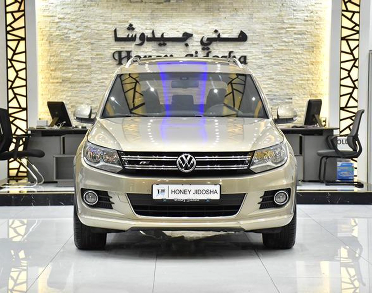 Volkswagen Tiguan R-Line ( 2016 Model ) in Beige Color GCC Specs-5-5