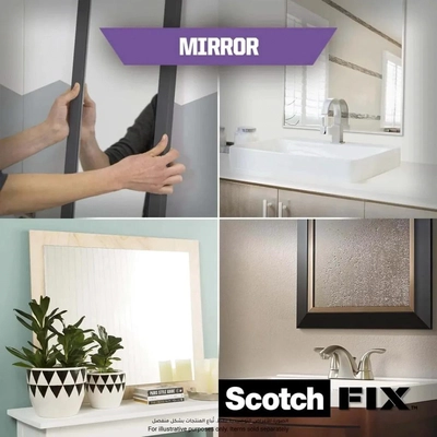  3M Scotch Fix Double-Face Mirror Mounting Tape – 19 mm x 1.5 m-3