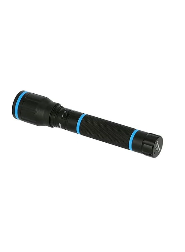Olsenmark Rechargeable Waterproof LED Flashlight Black/Blue