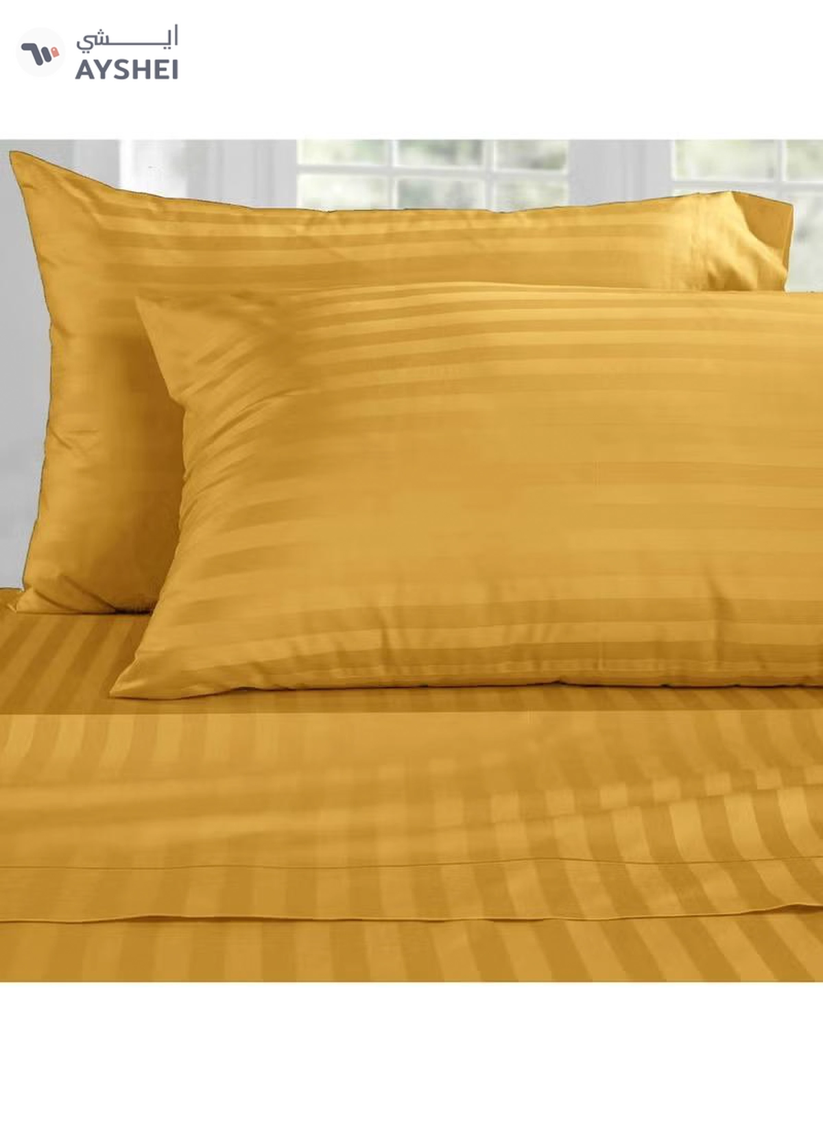 Eworld Pack of 2 Premium Down Alternative Filled Bed Pillows, Featuring Breathable Cover-1-1