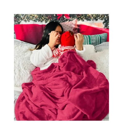 BSB HOME® 300 GSM Premium Plush Single Blanket for Bed, Sofa, Couch,-1