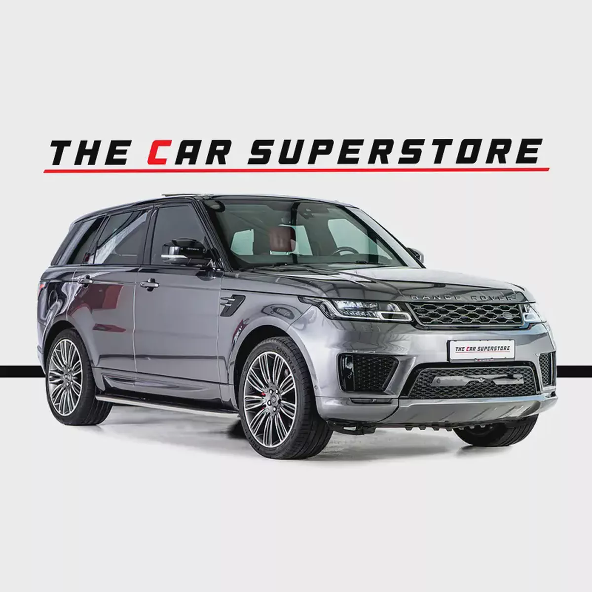 Range Rover Sport V8 Dynamic-GCC-22 Inch Rims-Black Contracting Roof-Red Interior