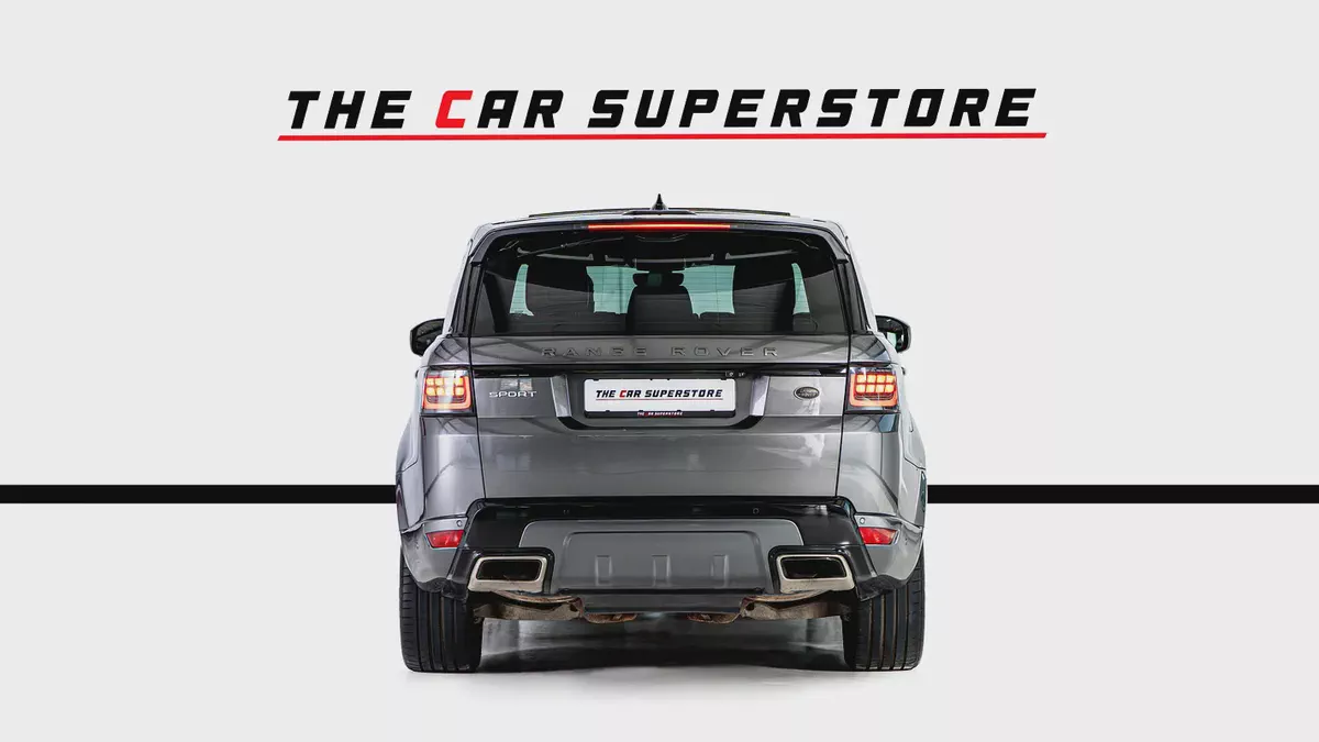 Range Rover Sport V8 Dynamic-GCC-22 Inch Rims-Black Contracting Roof-Red Interior-6-6