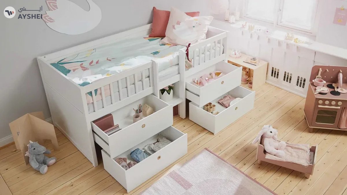 Flexa Freya Single Storage Bed-1-1