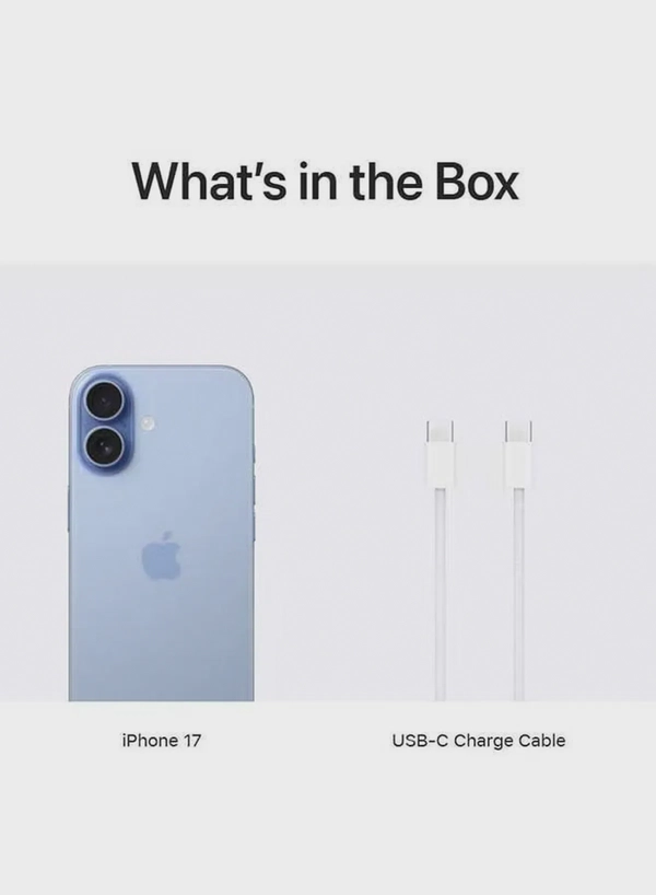 Apple iPhone 17 256GB Mist Blue 5G (eSim only) With FaceTime - International Version