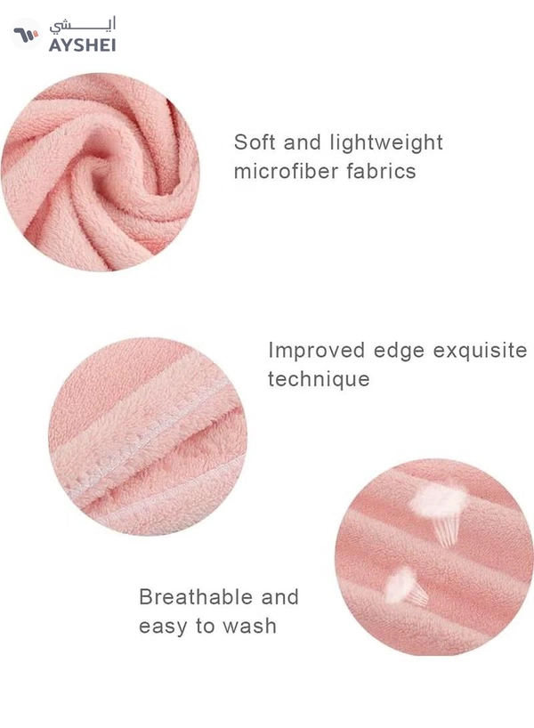 ORiTi Microfiber Hair Towel Wrap, 2 Pack 25x65cm
