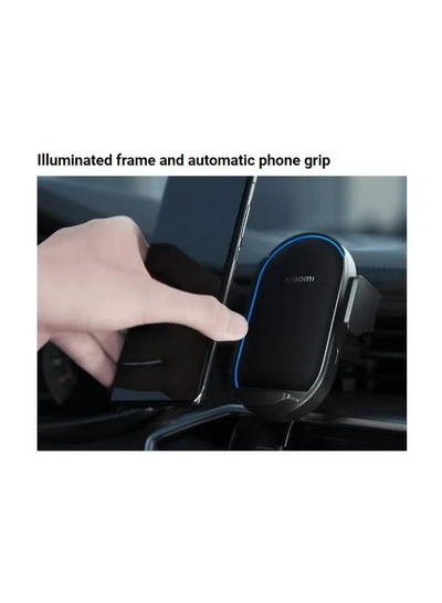 Xiaomi 50W Wireless Car Charger | Integrated Cooling And Lighting | Supports Fast Charging-Max 50 W Output Black-3