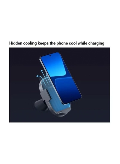 Xiaomi 50W Wireless Car Charger | Integrated Cooling And Lighting | Supports Fast Charging-Max 50 W Output Black-5