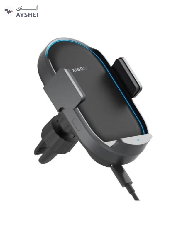 Xiaomi 50W Wireless Car Charger | Integrated Cooling And Lighting | Supports Fast Charging-Max 50 W Output Black