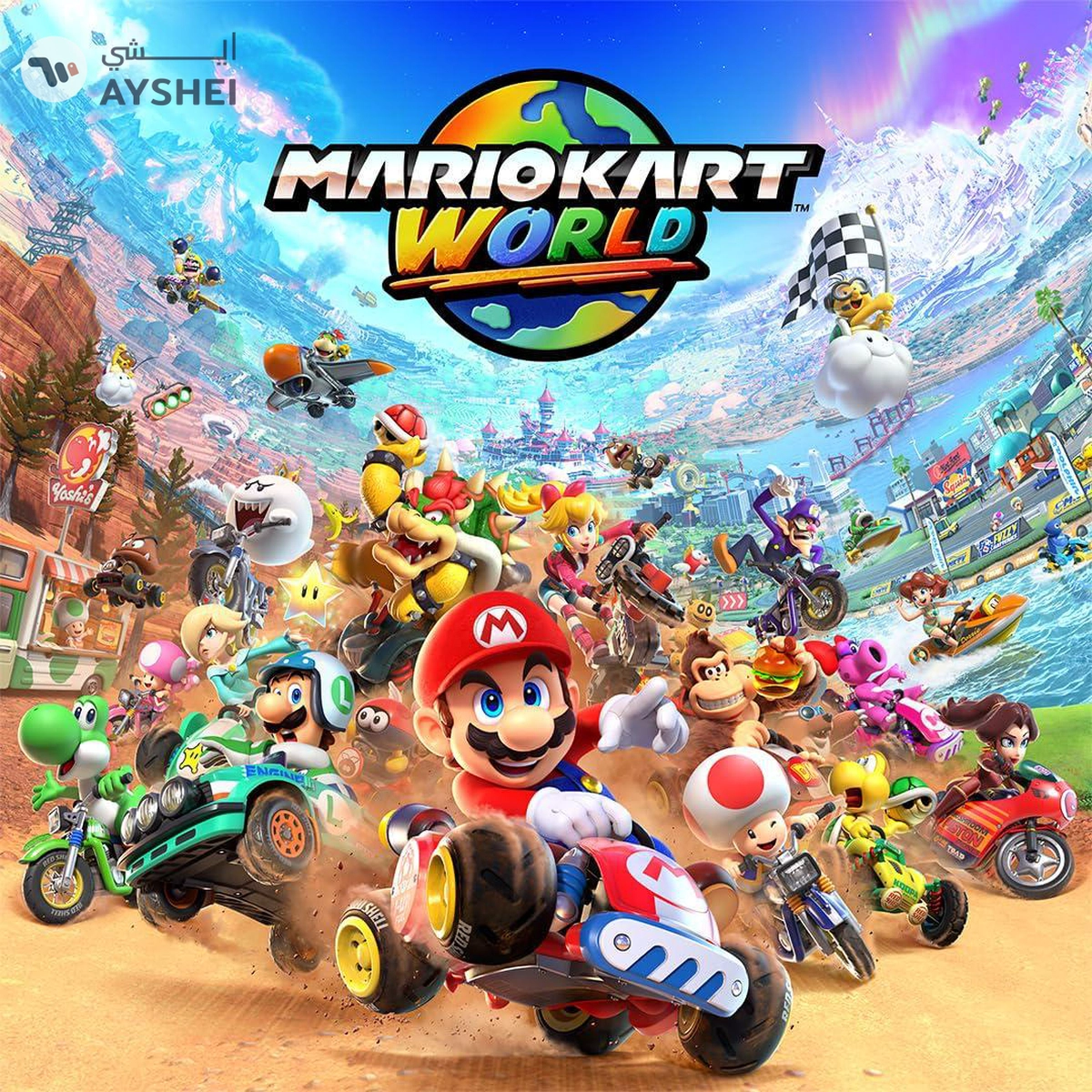 Nintendo Switch 2 + Mario Kart World-Set 2025-8-8
