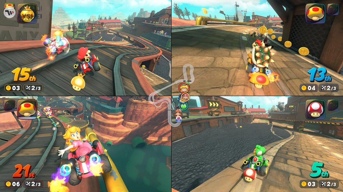 Nintendo Switch 2 + Mario Kart World-Set 2025-4-4
