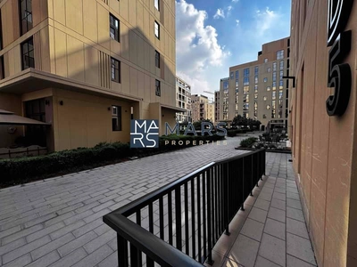 Spacious one bedroom with kitchen appliances pool view with all facilities in Al Mamsha-6