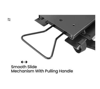 Navodesk Stap-on Under Desk CPU Holder, CPU Mount, PC Holder with Sliding Track-1