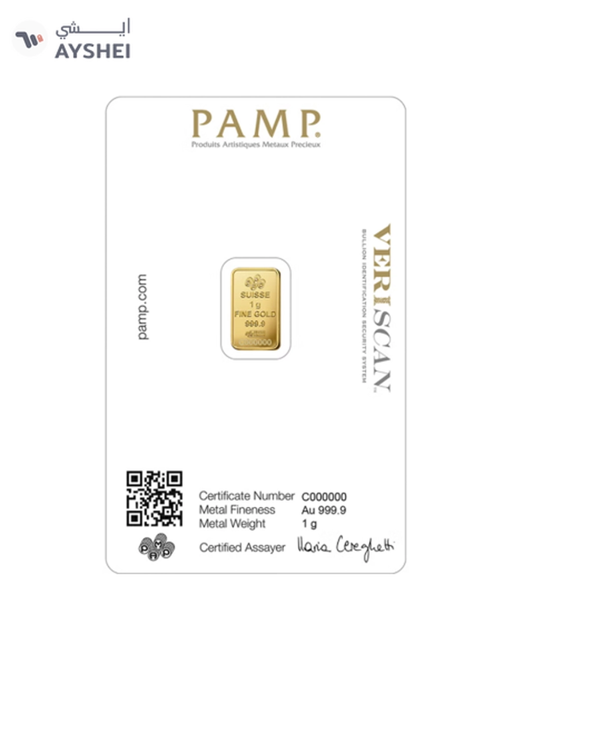 PAMP 24KT - 1g Suisse Pamp-1-1