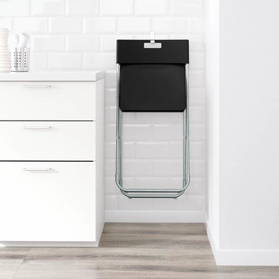 IKEA GUNDE Folding Chair, Black-3