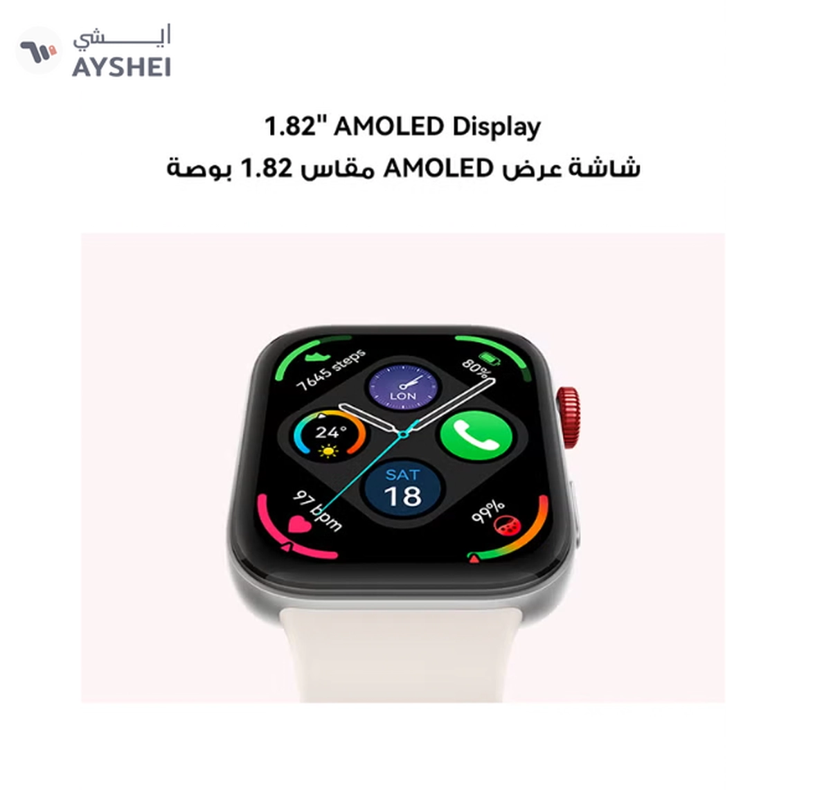 HUAWEI Watch Fit 3 Smartwatch, 1.82 Inch Amoled Display-2-2