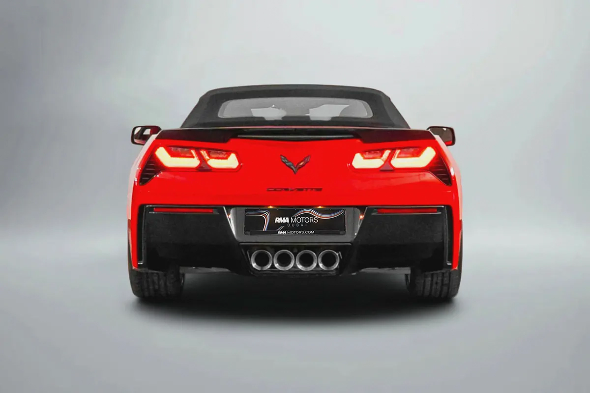 CASH ONLY: 189,000 AED | 2015 Chevrolet Corvette (C7) Stingray Convertible / Full Service History-3-3