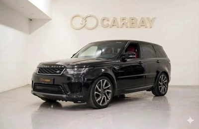 AED 1331 PM | RANGE ROVER SPORT ULTIMATE BLACK EDTION SE 2018 | 1 YEAR WARRANTY | GCC-0