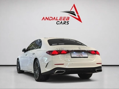 AED 4,620 P.M | 0% DOWN PAYMENT | MERCEDES-BENZ E300 | 2.0L TURBO MILD HYBRID – 258 HP | 2024 | GCC-7
