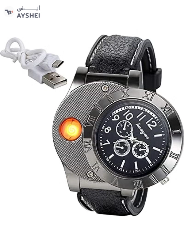 Huayue Led lighter watch for mens