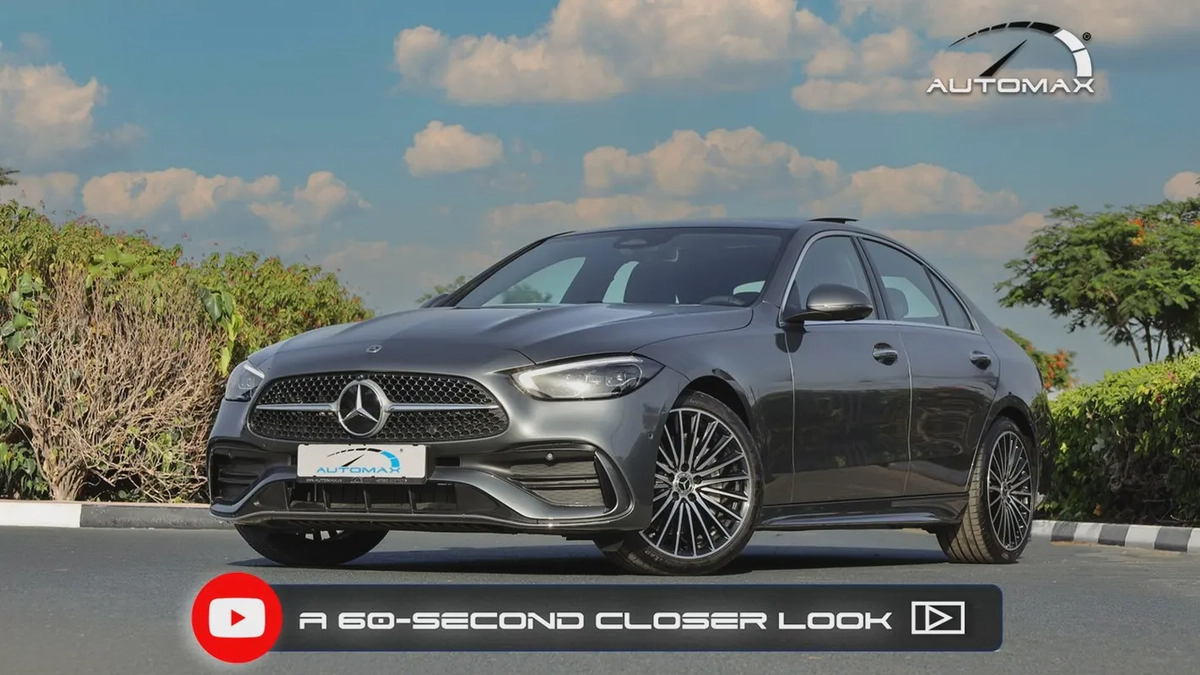 2026 Mercedes-Benz C200 AMG Premium EQ Boost 1.5T RWD GCC With 2 Years Unlimited Mileage Warranty
