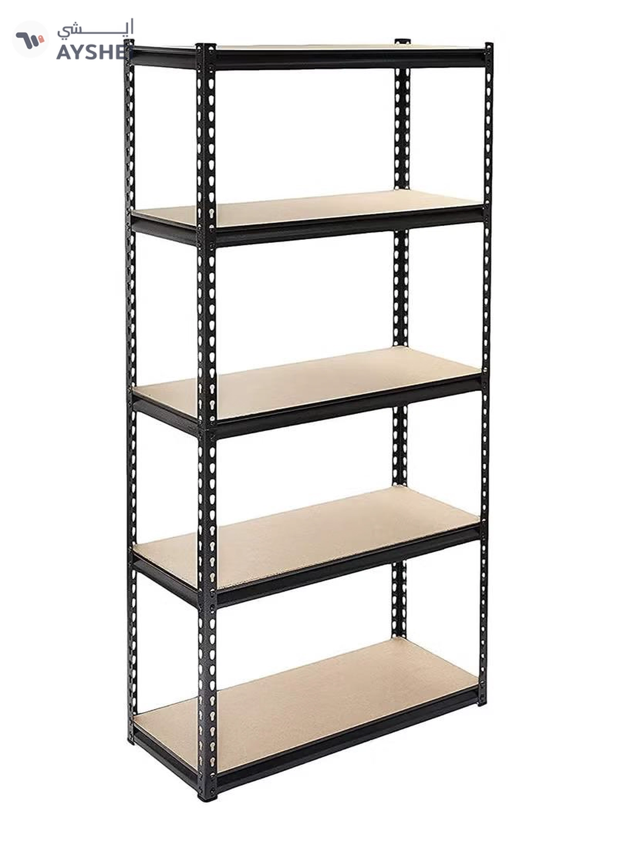 My Choice 5 Tier Laminated Heavy Duty Garage Storage Adjustable Wide Size Metal Shelving Unit Utility Rack Shelves Organization Multipurpose Shelf-2-2