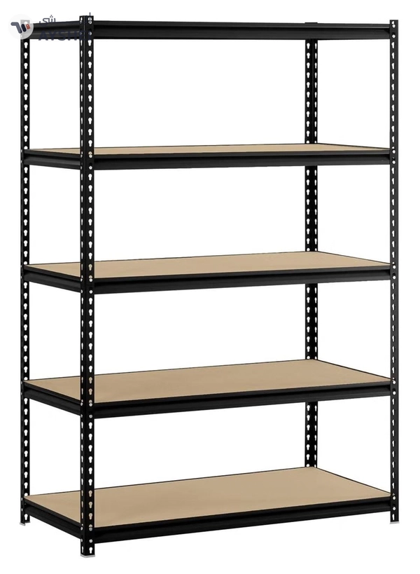 My Choice 5 Tier Laminated Heavy Duty Garage Storage Adjustable Wide Size Metal Shelving Unit Utility Rack Shelves Organization Multipurpose Shelf