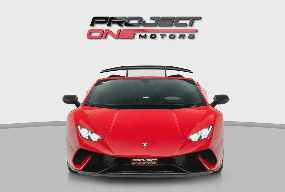 2019 LAMBORGHINI HURACAN PERFORMANTE SPYDER WITH WARRANTY AND SERVICE CONTRACT-1-1